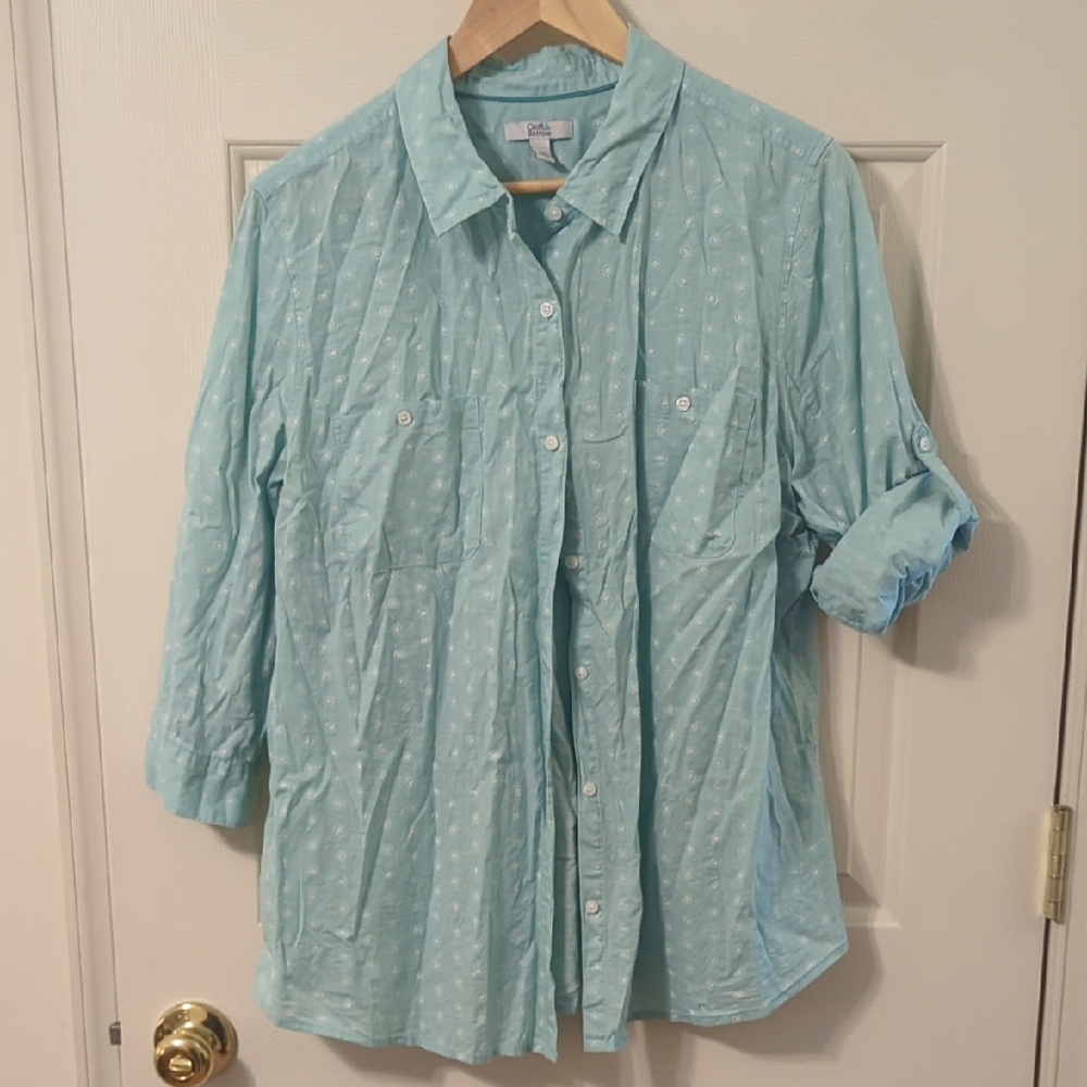 Croft & Barrow Light Blue Button Down Shirt